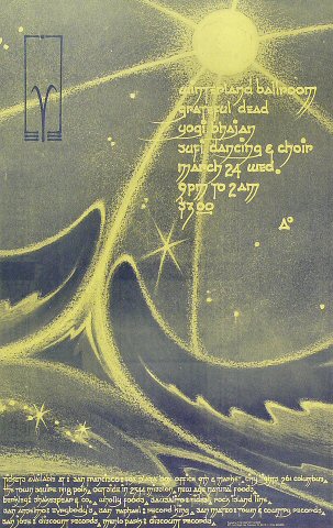 March 24, 1971 Winterland Poster