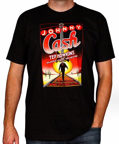 Womens Lingerie Designed   on Johnny Cash Men S Retro T Shirt From Fillmore Auditorium On 26 Sep 94