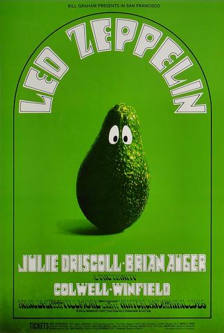 Led Zeppelin Postcard