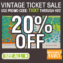 Wolfgang's Vault - Ticket Sale