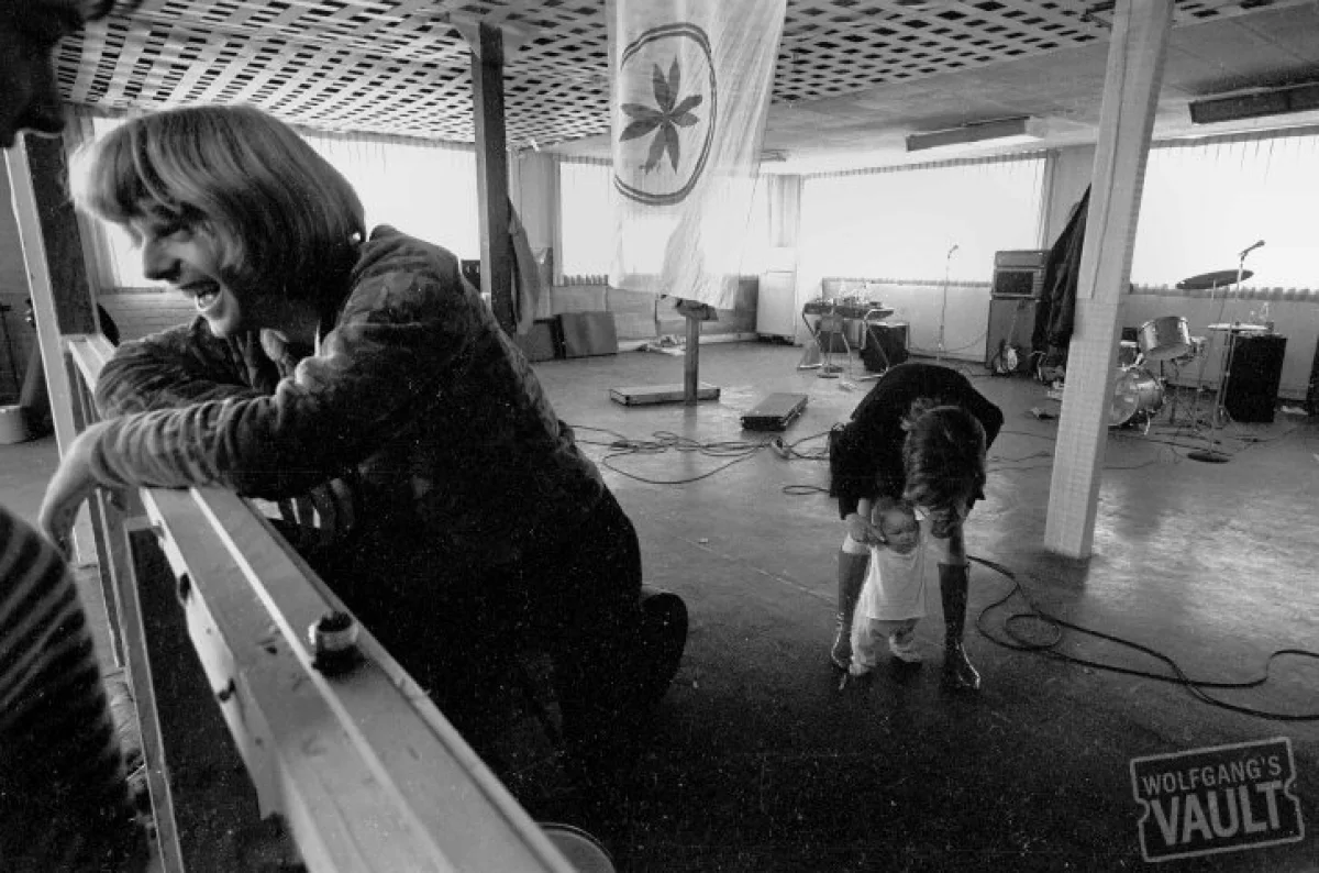 Phil Lesh Vintage Concert Photo Fine Art Print From Heliport 1967 At