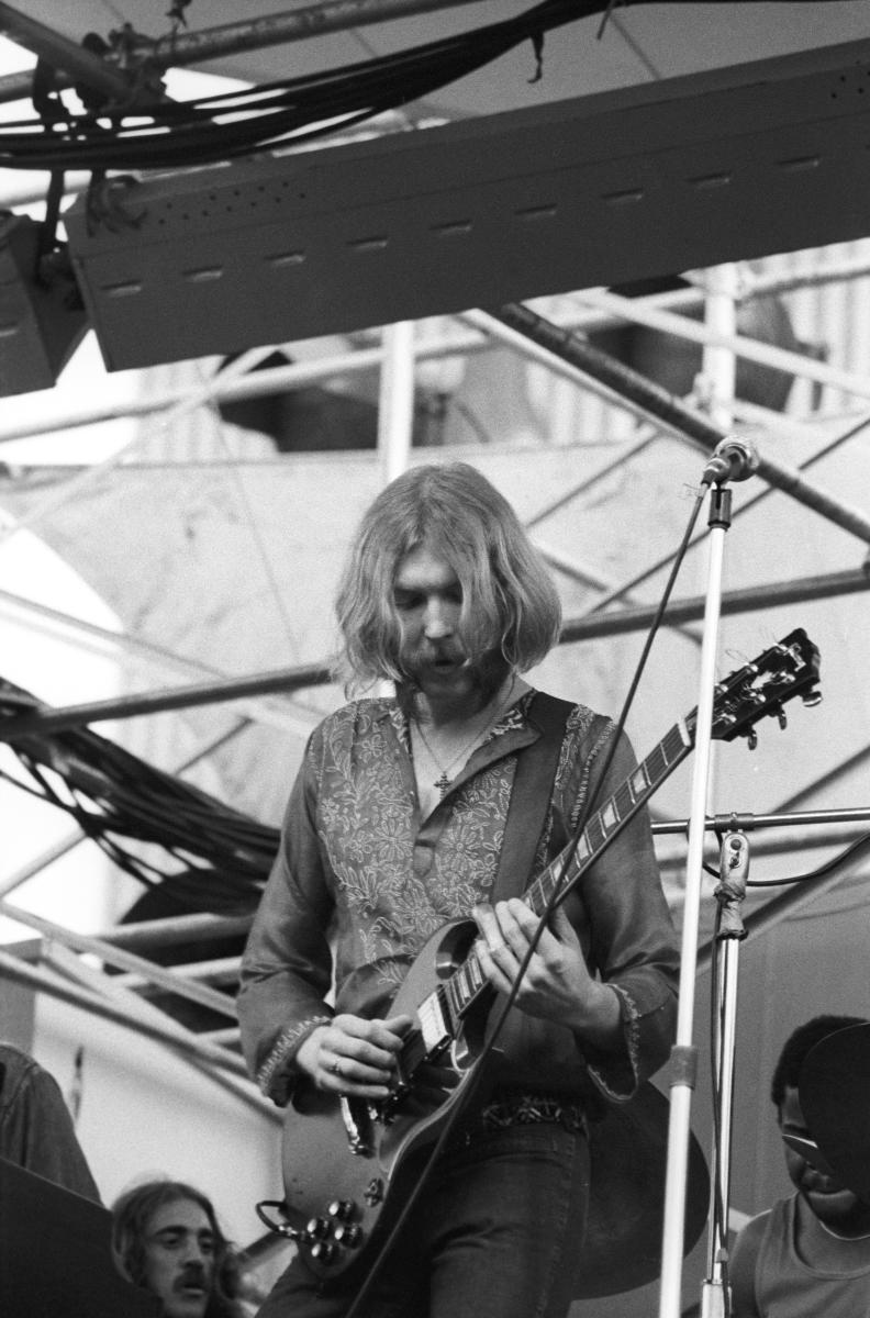 Duane Allman Fine Art Print Jul 21 1971