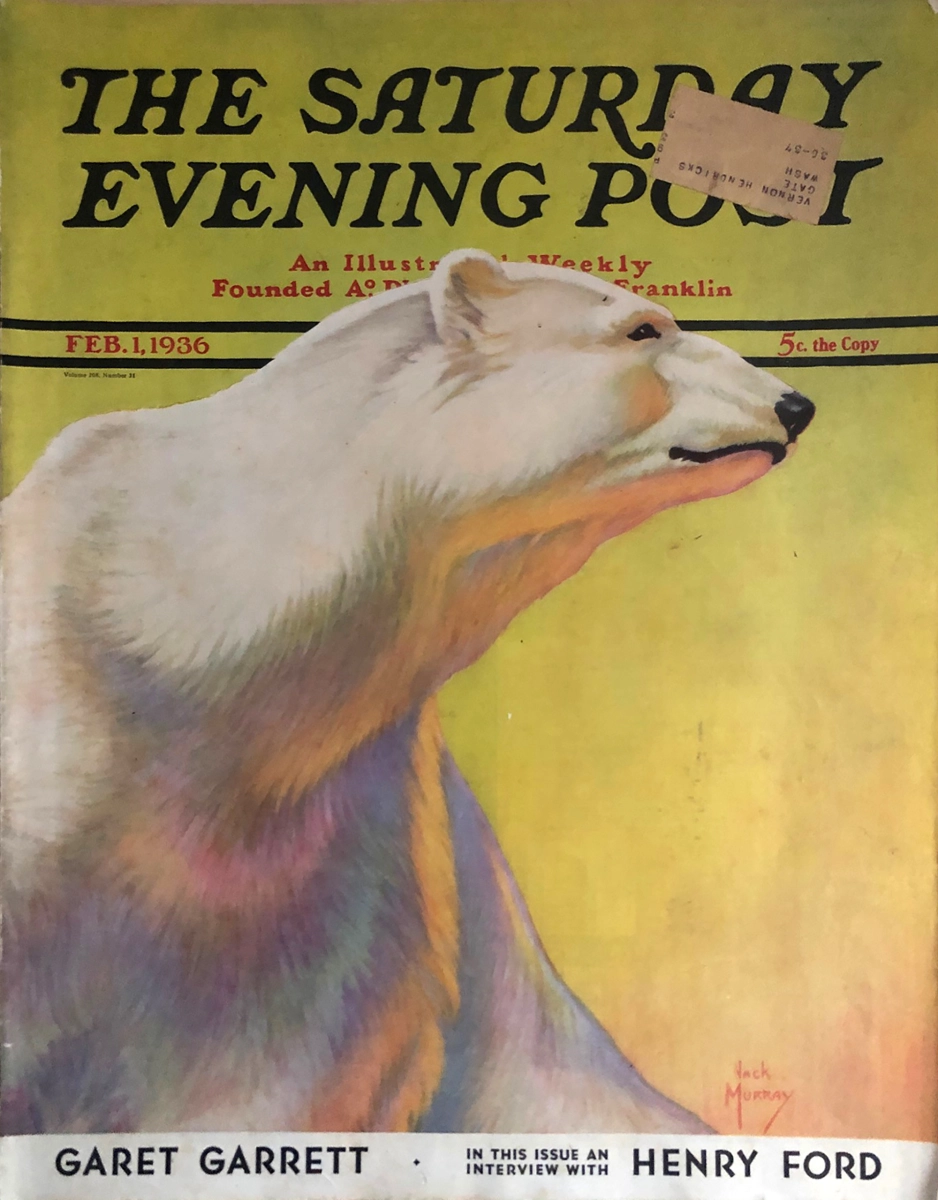 The Saturday Evening Post February 1936 At Wolfgang S