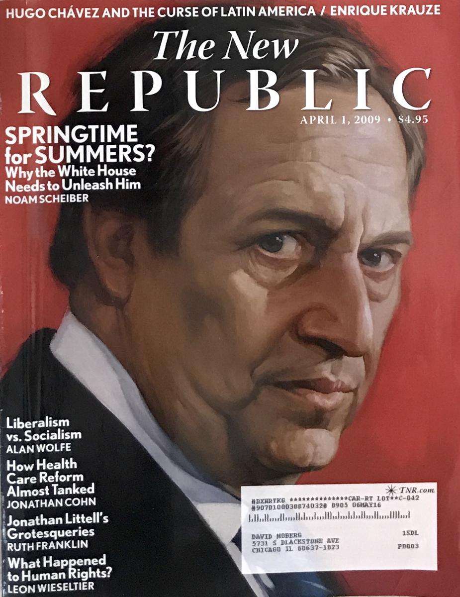 The New Republic April At Wolfgang S