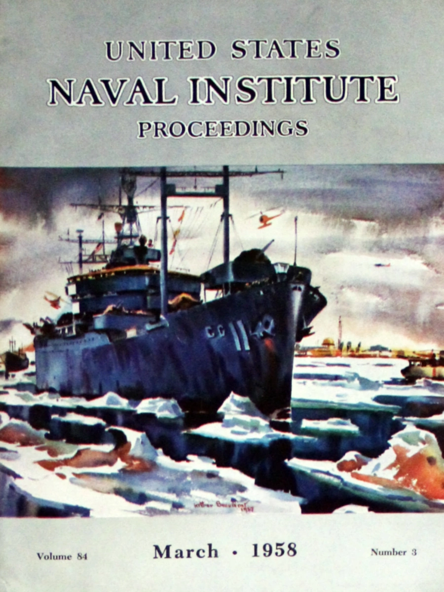 U S Naval Institute Proceedings March 1958 At Wolfgang S