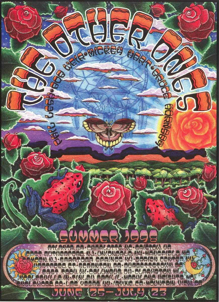 Phil Lesh Vintage Concert Poster From Atlanta Ga Jun At