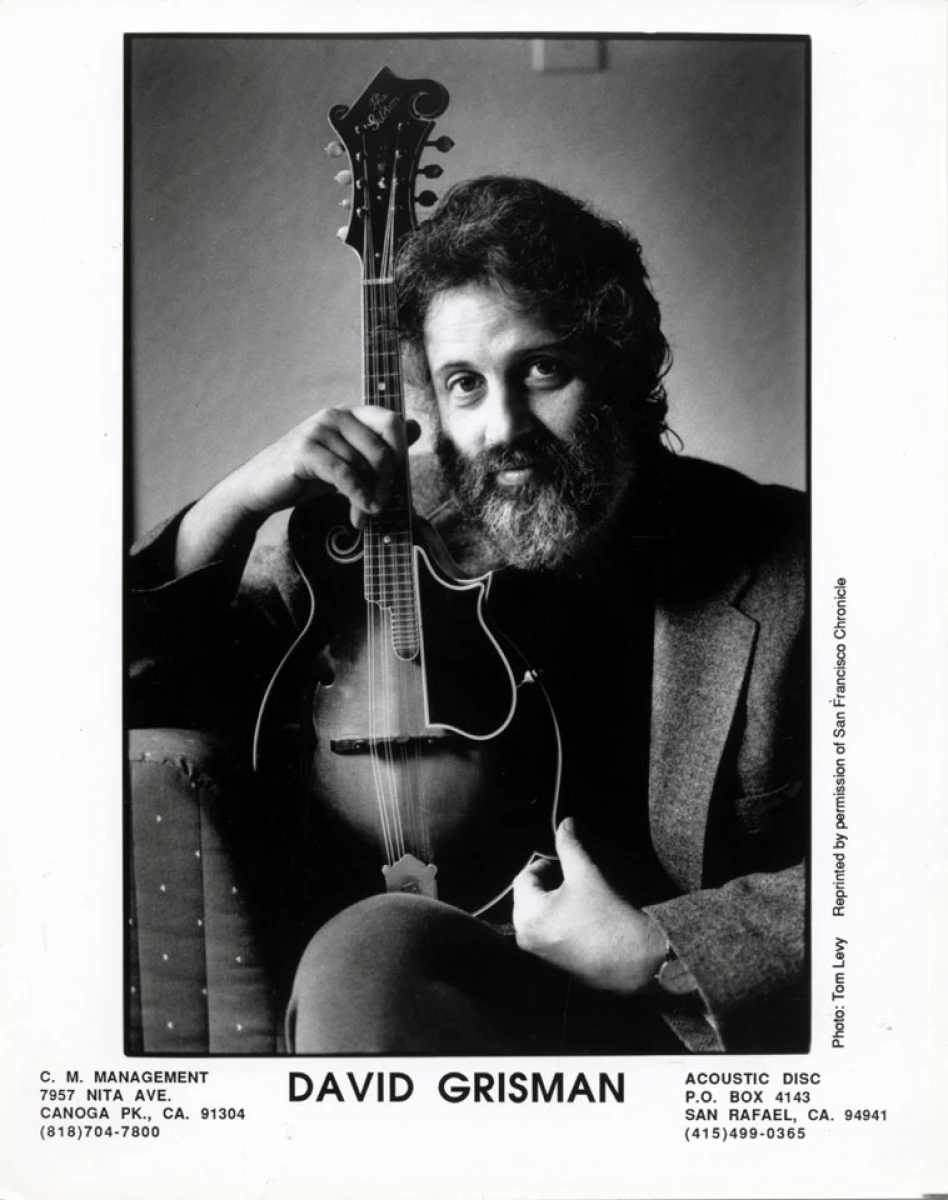 David Grisman Vintage Concert Photo Promo Print At Wolfgang S