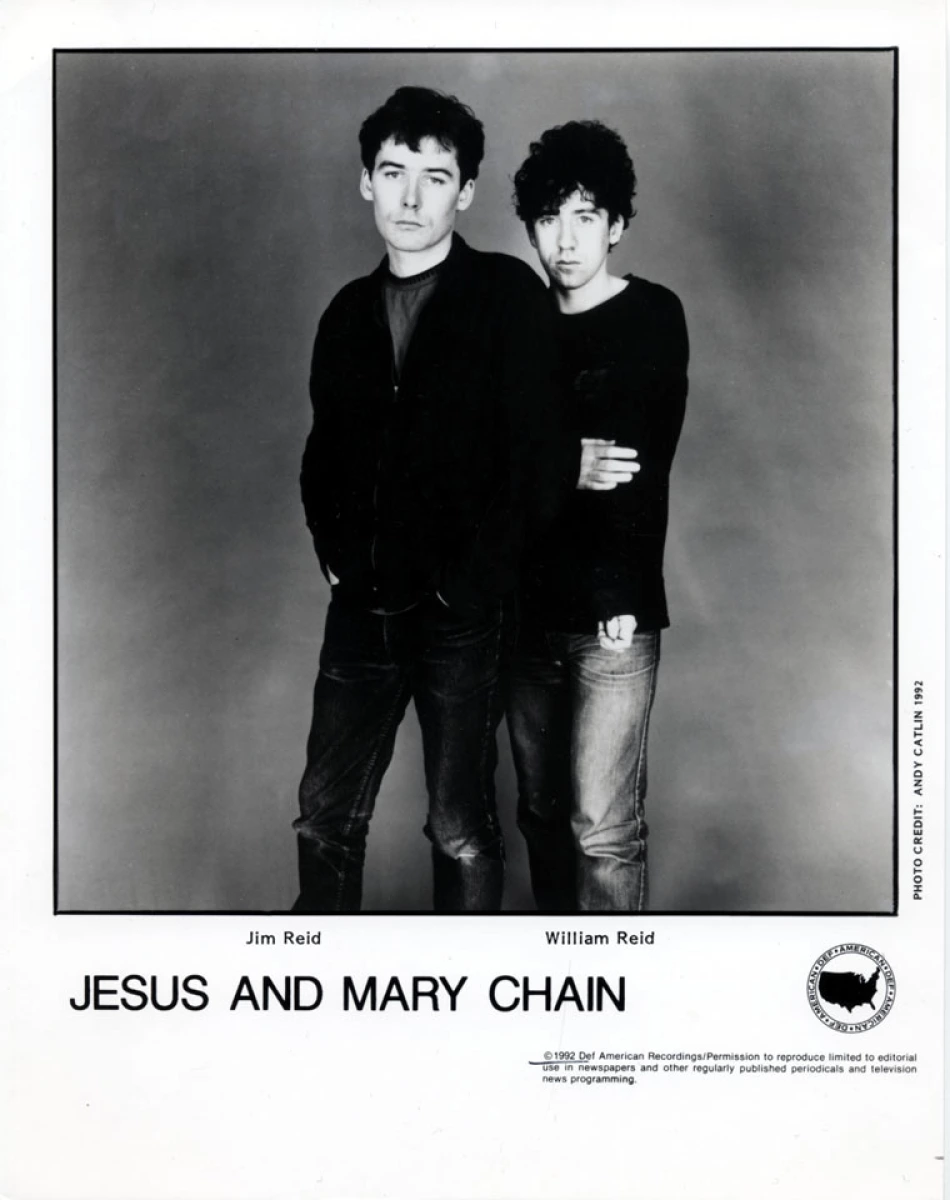 The Jesus Mary Chain Vintage Concert Photo Promo Print At