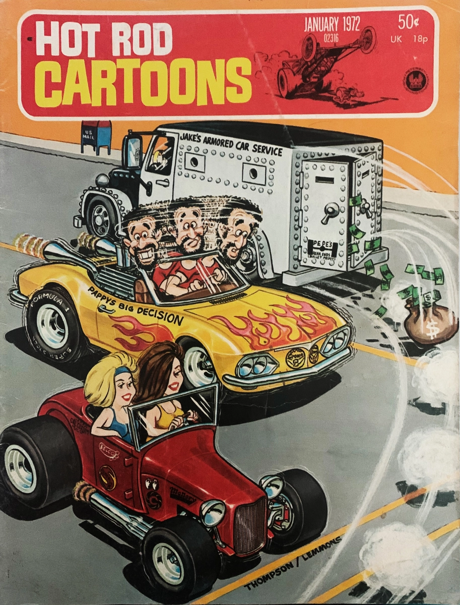 Peterson Publishing Hot Rod Cartoons Vintage Comic At Wolfgang S