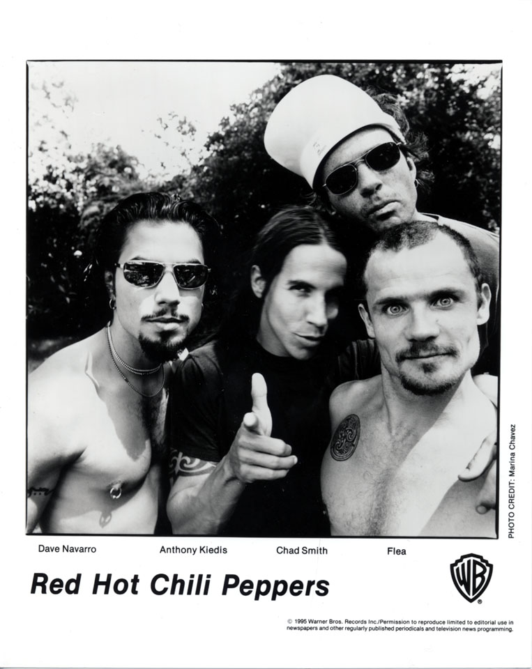 Red Hot Chili Peppers Vintage Concert Promo Print At Wolfgang S