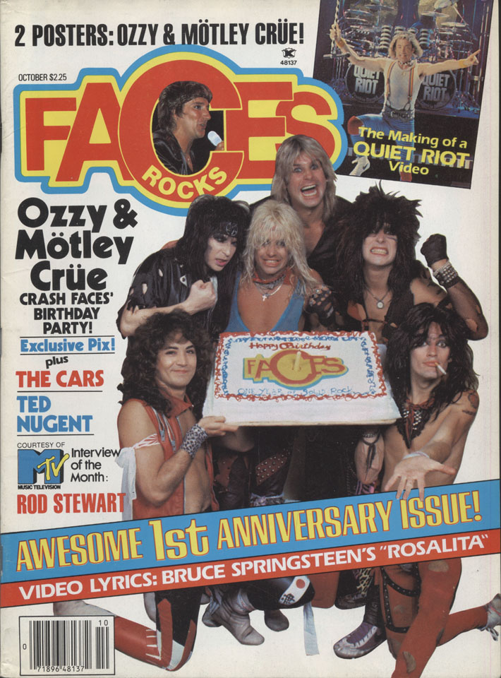 Faces rocks magazine : Dee Snyder of Twisted Sister (Feb.1985)dio,wasp,maiden Faces rocks magazine : Dee Snyder of Twisted Sister (Feb.1985)dio,wasp,maiden
