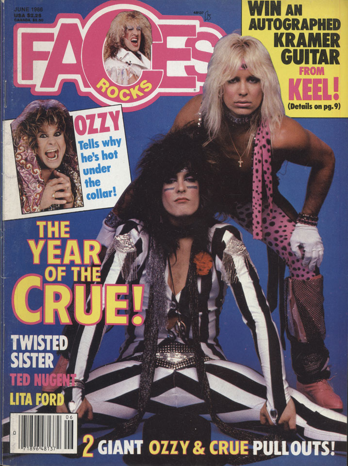 Faces rocks magazine : Dee Snyder of Twisted Sister (Feb.1985)dio,wasp,maiden Faces rocks magazine : Dee Snyder of Twisted Sister (Feb.1985)dio,wasp,maiden