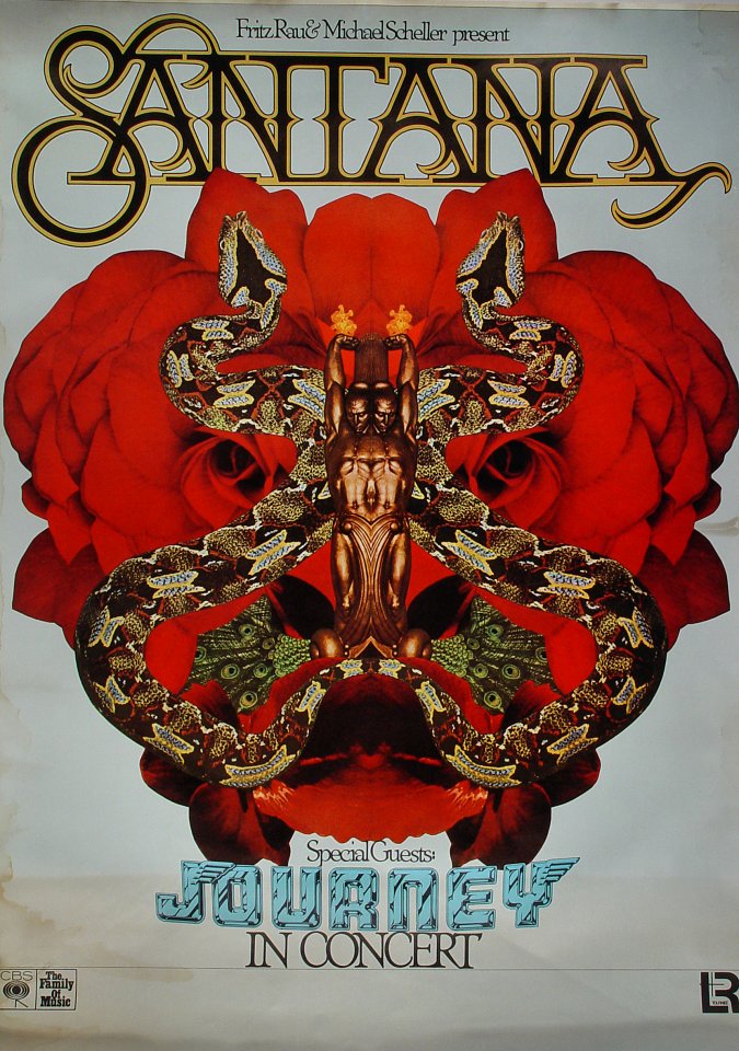 santana poster art