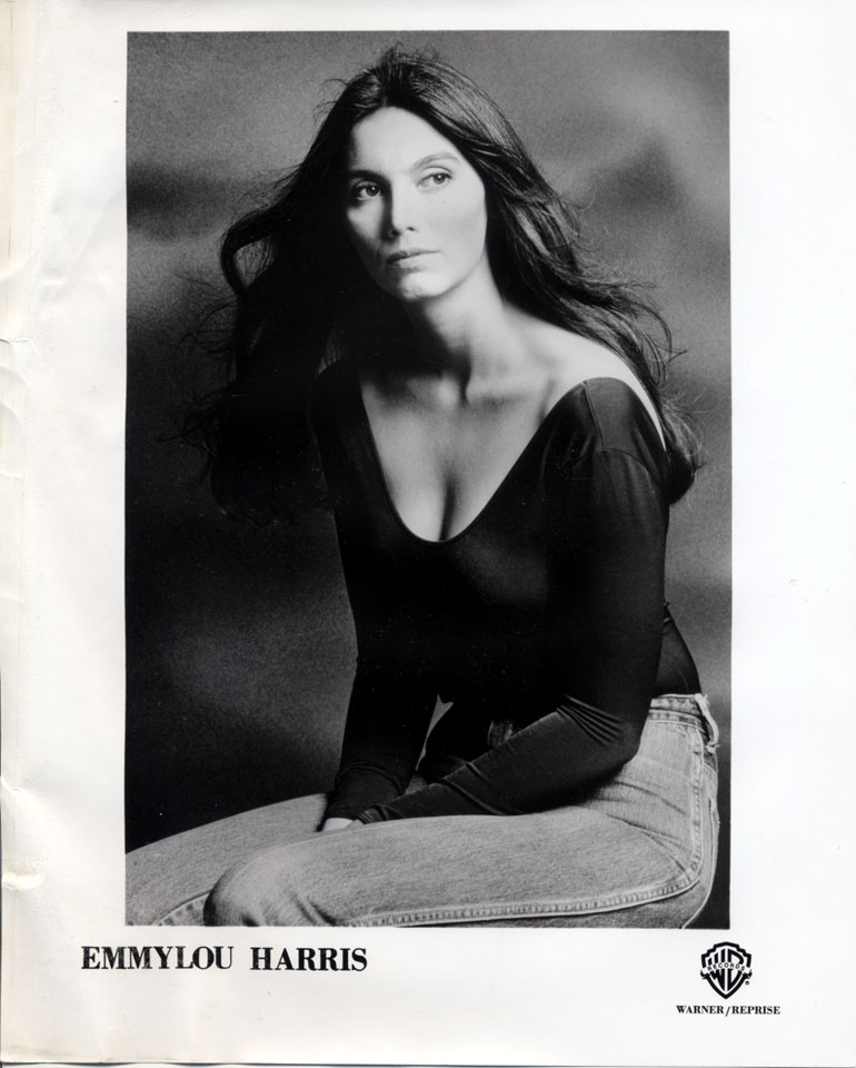 Emmylou Harris Vintage Concert Promo Print at Wolfgang's