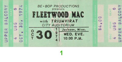 fleetwood mac concert ticket