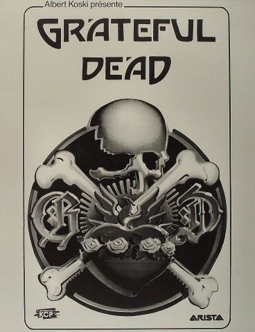 Grateful Dead Poster, 1981 at Wolfgang's
