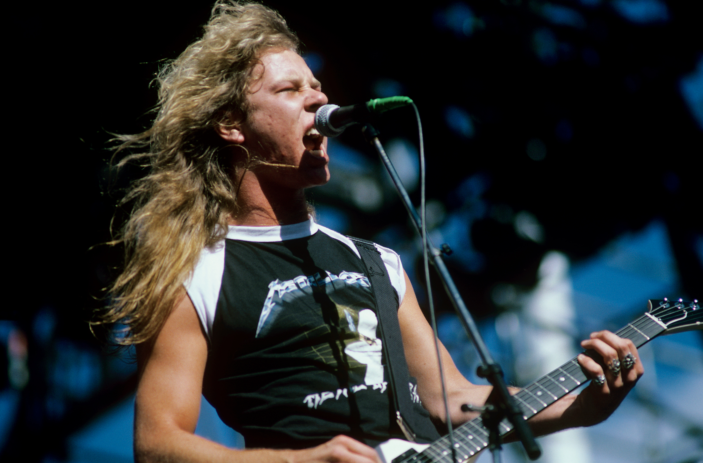 James Hetfield Vintage Concert Fine Art Print from Oakland Coliseum