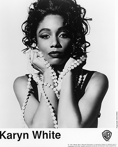 Karyn White Vintage Concert Promo Print, 1991 at Wolfgang’s