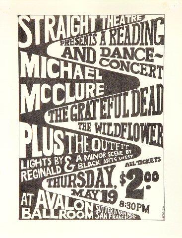 Michael McClure Handbill