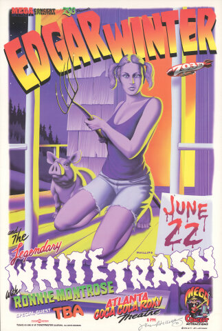 Edgar Winter's White Trash Poster