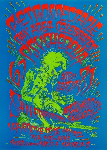 Retrospectacle: Bay Area Celebrates Psychedelia Vintage Concert Poster ...