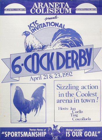 6-Cock Derby Poster