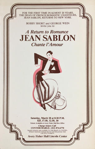 Jean Sablon Poster