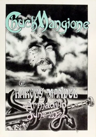 Chuck Mangione Vintage Concert Poster From Armadillo World Headquarters ...