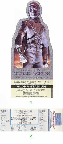 Michael Jackson Vintage Ticket