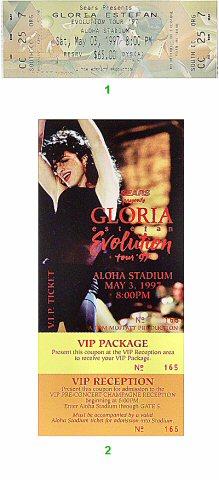 Gloria Estefan Vintage Ticket