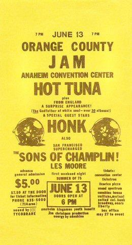 Hot Tuna Handbill