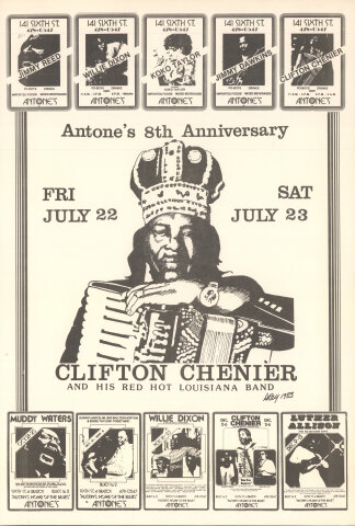 Clifton Chenier and His Red Hot Louisiana Band Poster