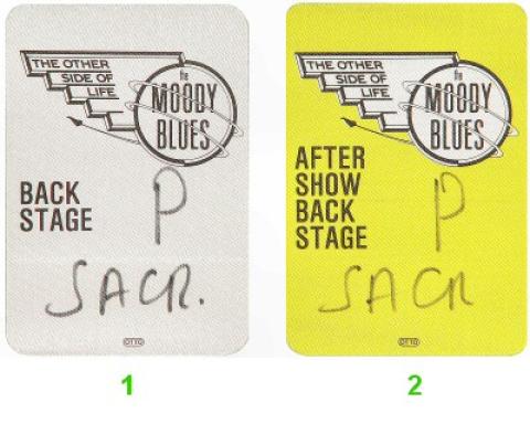 The Moody Blues Backstage Pass