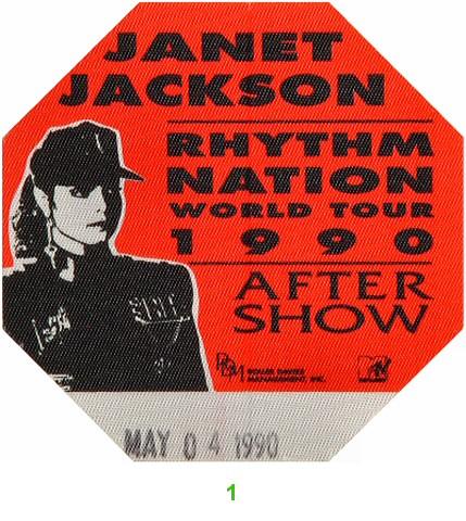 Janet Jackson Backstage Pass