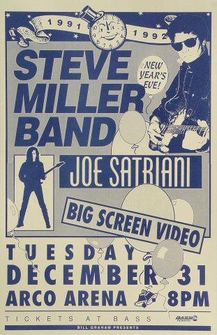 Steve Miller Band Vintage Concert Poster from Arco Arena