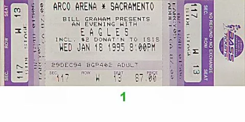 11/20/2005 New York Giants vs Eagles Row 7 Seat 15 Ticket Stub