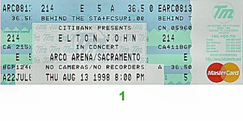 Elton John Concert Tickets Amalie Arena for Sale in Tampa, FL - OfferUp