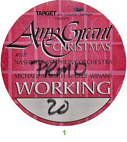 Amy Grant Backstage Pass