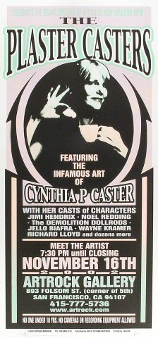 Cynthia Plaster Caster Vintage Concert Silkscreen from Artrock