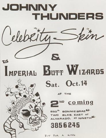 Johnny Thunders Handbill