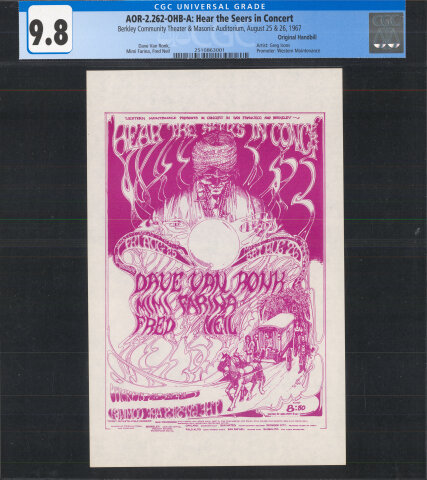 Dave Van Ronk Handbill