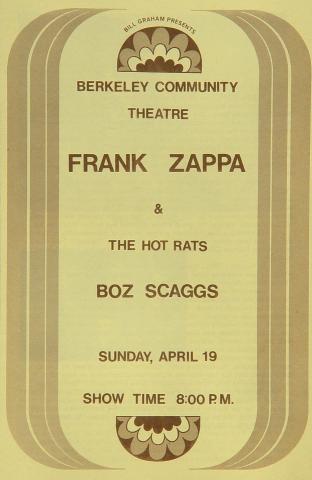 Frank Zappa & the Hot Rats Program