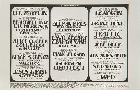 Led Zeppelin Handbill