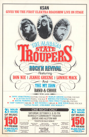 The Alabama State Troupers Handbill