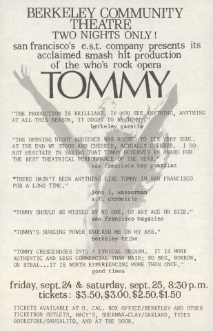 Tommy Handbill