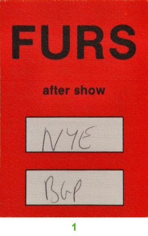 The Psychedelic Furs Backstage Pass