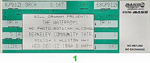 The Waterboys Vintage Ticket