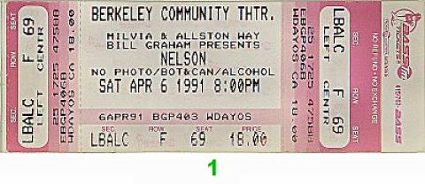 Nelson Vintage Ticket