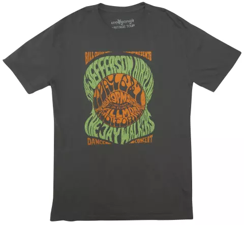 Jefferson Airplane Men's T-Shirt from Winterland, Feb 23, 1970 at