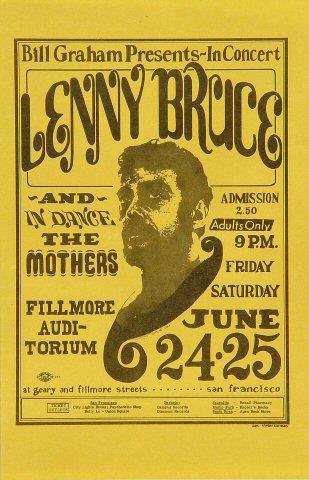 Lenny Bruce Handbill